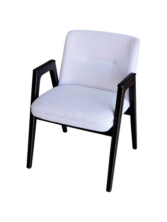 White Cotton dining Chair