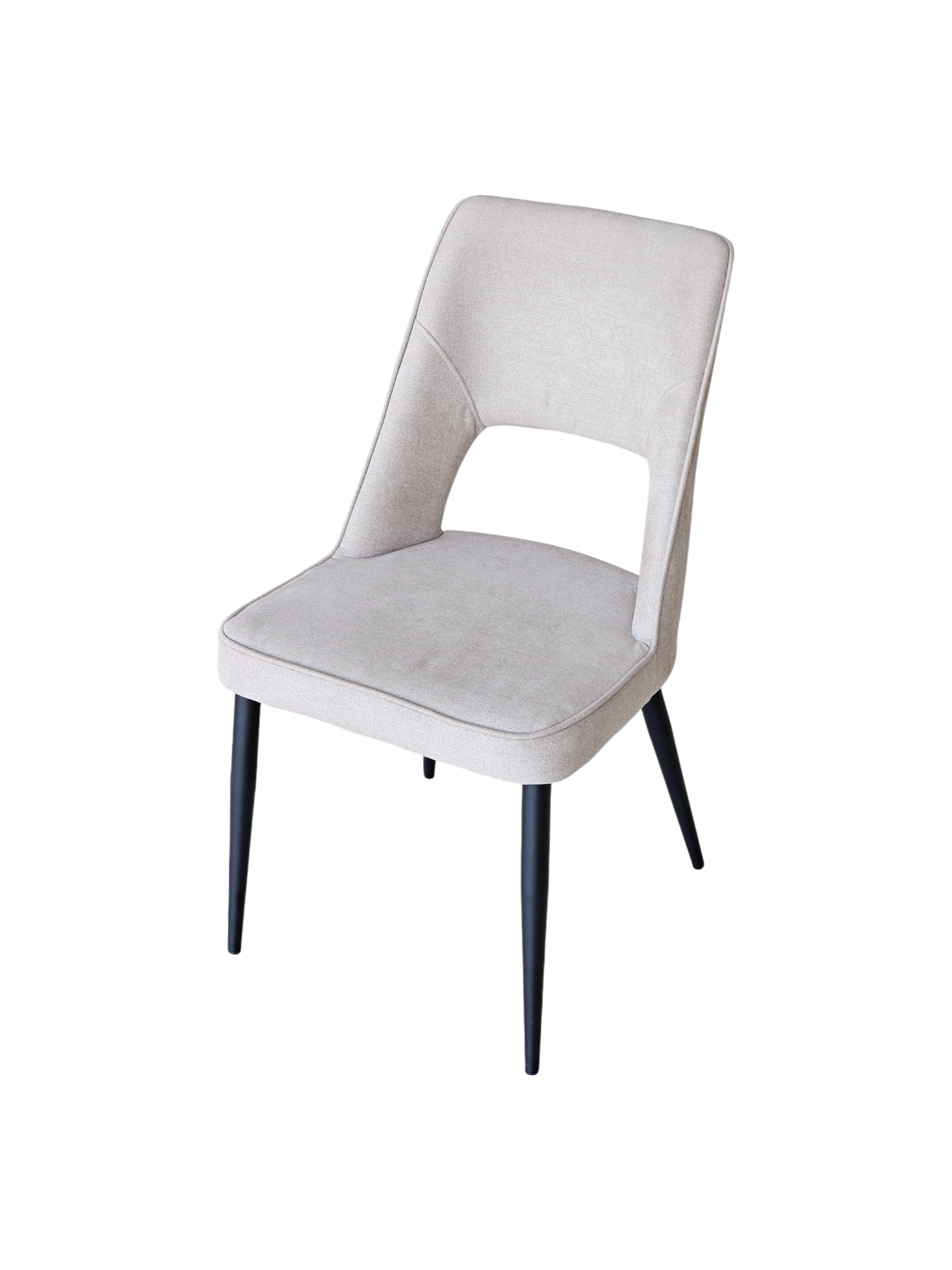 White Cotton Dining Chair