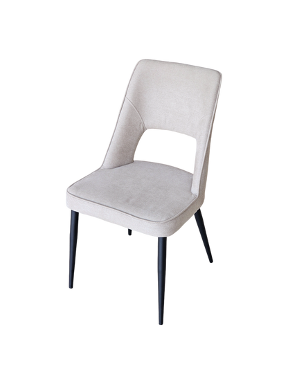 White Cotton Dining Chair