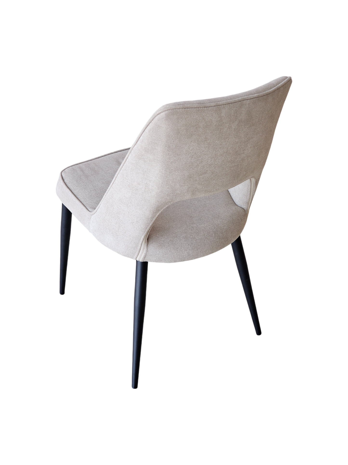 White Cotton Dining Chair