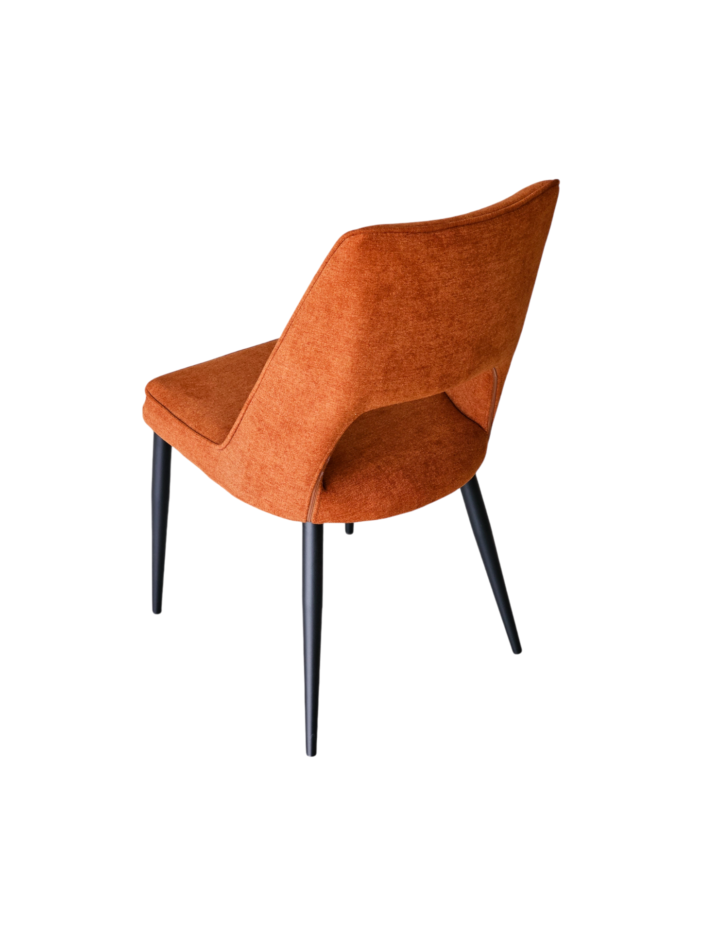 Orange Cotton Dining Chair