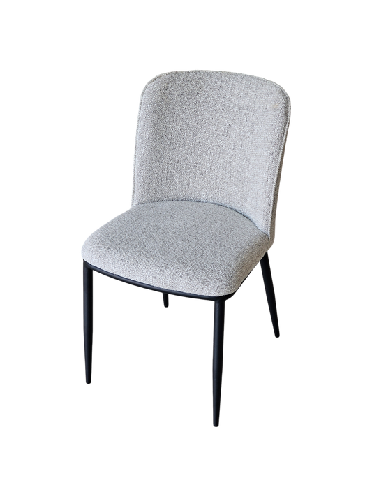 Off-White Cotton Dining Chair